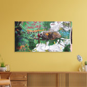 Graffiti insect - Canvas キャンバスプリント (インサイチュ (リビング))