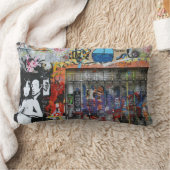 Graffiti KIssen "Paris & Berlin" ♥ Street art ランバークッション (ブランケット)