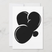 Graffiti letters letter Y Essential  招待状 (裏面)