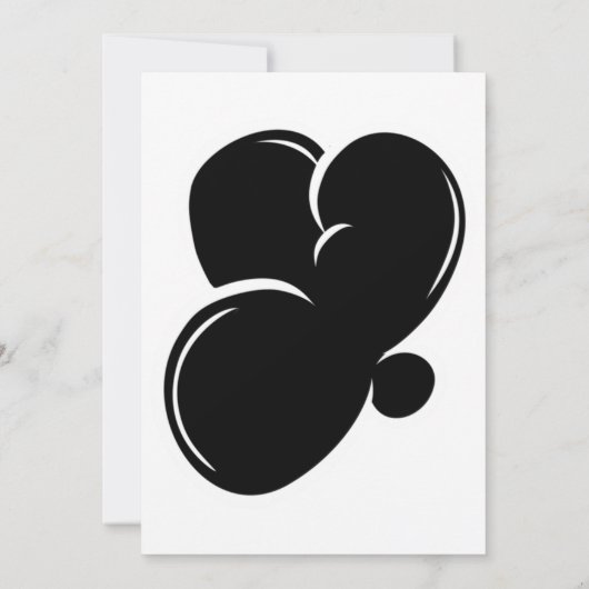 Graffiti letters letter Y Essential  招待状 (裏面)