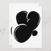 Graffiti letters letter Y Essential  招待状 (正面/裏面)