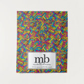 Graffiti Logo  Business Table Runner Banner タペストリー (正面)