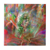 Graffiti Madonna Tile タイル (正面)