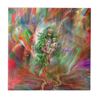 Graffiti Madonna Tile タイル