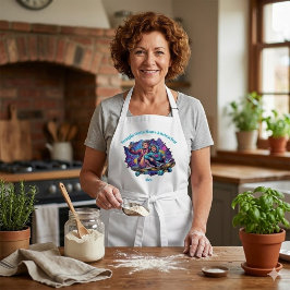 Graffiti Mom & Son Apron - Custom Name Gift スタンダードエプロン