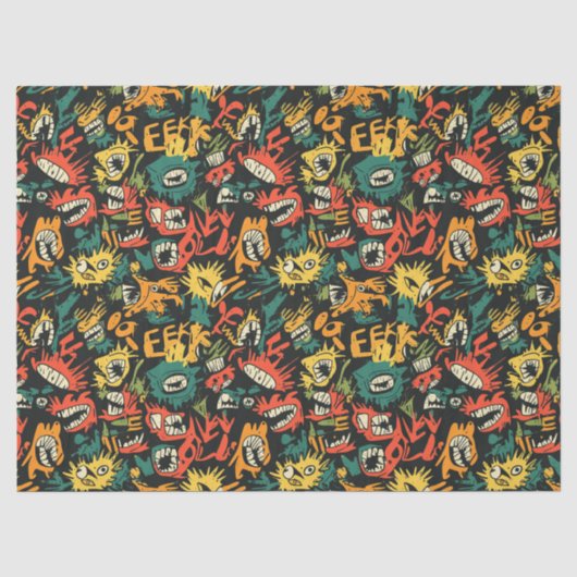 Graffiti Monster Eek ブラックハロウィン (1) 薄葉紙 (正面)