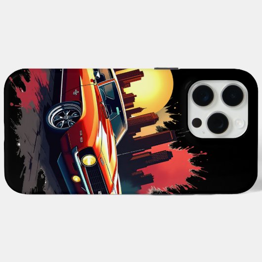 Graffiti Muscle Car Case-Mate iPhoneケース (裏面 (横))