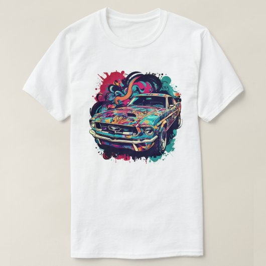 Graffiti Paint Job Spatter Tee Tシャツ (デザイン正面)