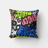 Graffiti Pattern  クッション (正面)