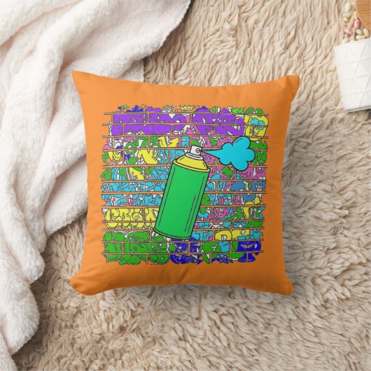 Graffiti pillow クッション (ブランケット)