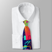 graffiti print teen abstract pattern background ネクタイ (タイ)