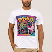 Graffiti Pug Tシャツ (正面)