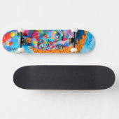 Graffiti Skateboard -Love, Diversity, and Equality スケートボード (横)