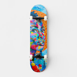 Graffitiスケートボード | Zazzle JP