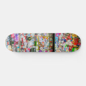 Graffiti Skateboard, Portugal Lisbonステッカーアート, スケートボード (横)