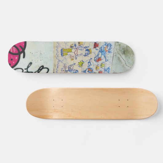 Graffiti Skateboard, Unique Wall Art  スケートボード (横)