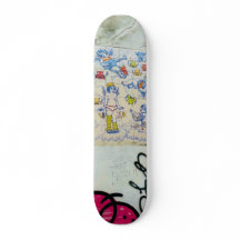 Graffiti Skateboard, Unique Wall Art 