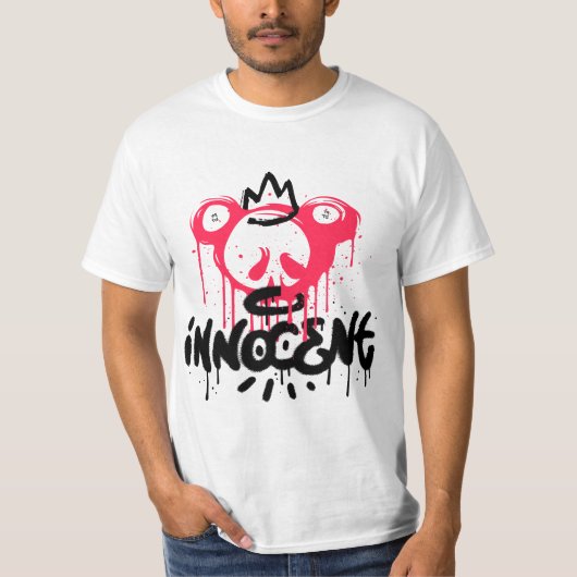 Graffiti Skull Street Art Urban Style Tシャツ (正面)