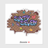 Graffiti Style 67 シール (シート)