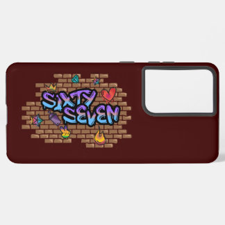 Graffiti Style 67 Samsung Galaxy S21+ケース