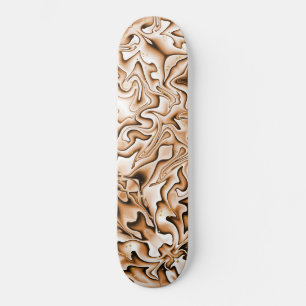 Graffiti Style Abstract Toasted Marshmallow Color スケートボード