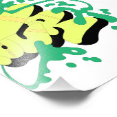 Graffiti Style Digital Art Poster – Urban Wall Dec フォトプリント (角)