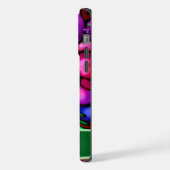 Graffiti Style Flowers & Ladybug Personalized iPhoneケース (左側面)