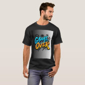 Graffiti Style Game Over Illustration friends gift Tシャツ (正面フル)