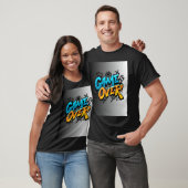 Graffiti Style Game Over Illustration friends gift Tシャツ (ユニセックス)