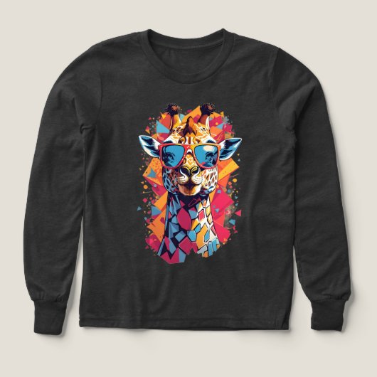 Graffiti Style Giraffe Portrait-58567 (デザイン正面)