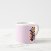 Graffiti Style Giraffe Portrait-58567 エスプレッソカップ (正面右)