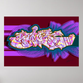 Graffiti-Style SICK ポスター