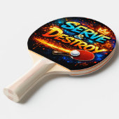 Graffiti Style Table Tennis Artwork 卓球ラケット (正面アングル)