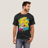 Graffiti Super Sonic - Neon Drip Streetwear Design Tシャツ (正面フル)