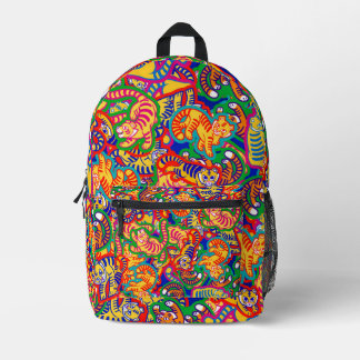 Graffiti Tiger メンフィス グローバルヴィレッジ コーヒーハウス プリントバックパック