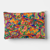 Graffiti Tiger Memphis Global Village Coffehouse アクセサリーポーチ (裏面)