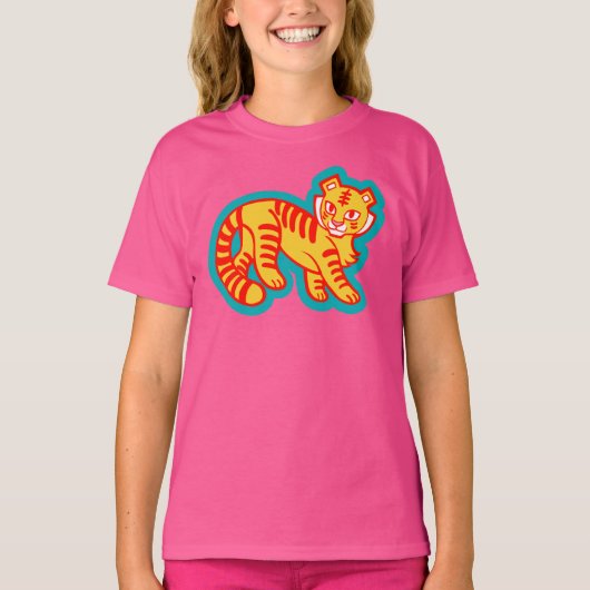 Graffiti Tiger Memphis Global Village Coffehouse Tシャツ (正面)