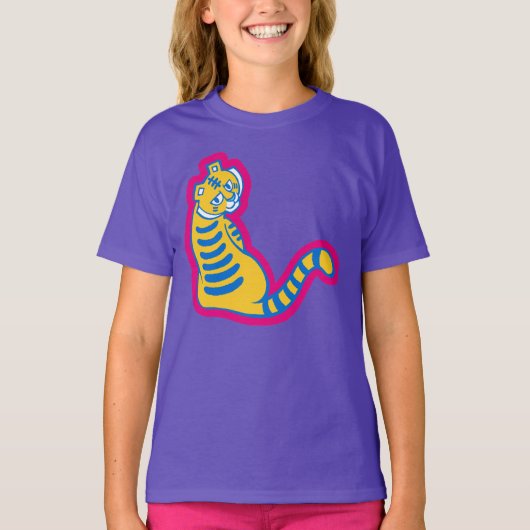 Graffiti Tiger Memphis Global Village Coffehouse Tシャツ (正面)