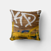 Graffity Holz - la madera de la pintada - Graffiti クッション (正面)
