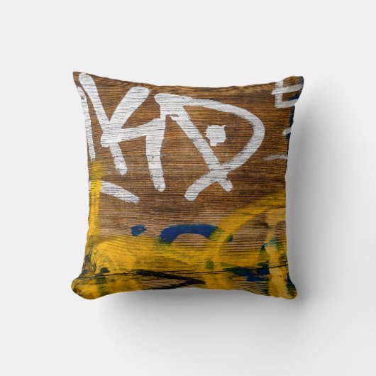 Graffity Holz - la madera de la pintada - Graffiti クッション (正面)
