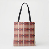 Grafisch design, oranje bruin トートバッグ (正面)