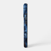 Grafisches Holzdesign iPhoneケース (左側面)