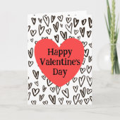 Grafitti Heart Valetine's Day カード (正面)