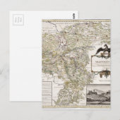 Grafschaft Mark 1791 Friedrich – 古い地図 ポストカード (正面/裏面)