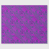 Graftonの紫色のマラカイト ラッピングペーパー (フラット)