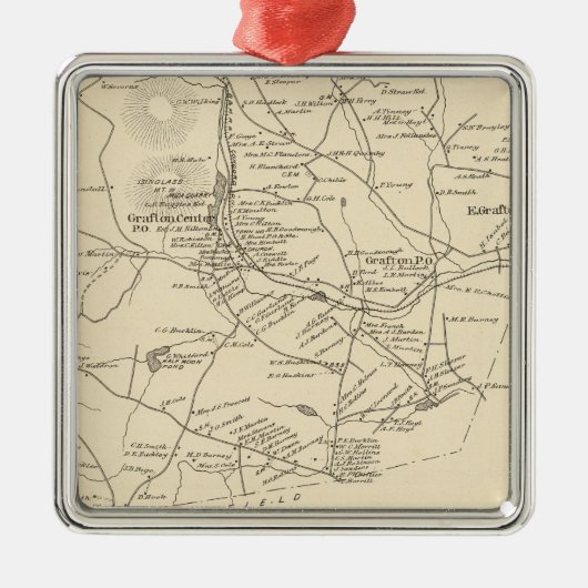 Grafton、Grafton Co メタルオーナメント (正面)