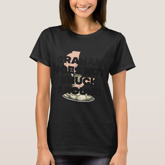 GRAHAMははったりはやめません Tシャツ (正面)