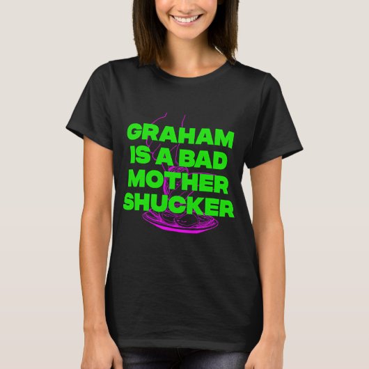 GRAHAMはひどいやつ Tシャツ (正面)