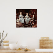Graham children(ポートレート)by William Hogarth ポスター (キッチン)