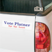 Graham Platner for Senate in Maine バンパーステッカー (トラック上)